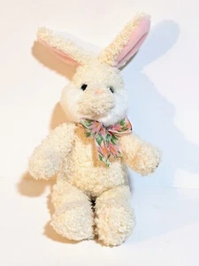 Gund White and Pink Rabbit Plush Bunny Stuffed Animal Toy Frizzi? 3681?  - Picture 1 of 7