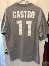 Ramon Castro New York Mets Gray Majestic Shirt XL Extra Large 