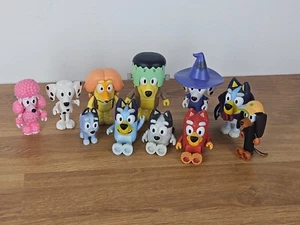 Disney Bluey Halloween Costume bundle figures lot - Picture 1 of 7