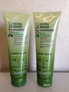 Giovanni 2Chic Ultra Moist Shampoo & Conditioner, Avocado & Olivenöl, 8,5 fl. Oz. - Bild 1 von 4