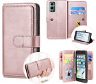 Oneplus 9 Pro Case Pu Leather Retro Style 10 Card Triple Layer Wallet