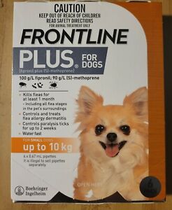 Frontline Plus For Dogs Small Dog 5-22 pounds 6 Dose EPA Approved!