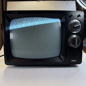 RCA AJR 120w Solid State 12" Black & White Vintage CRT TV - Picture 1 of 12
