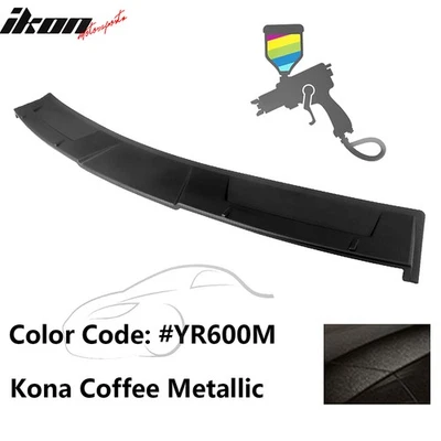 Se adapta a 23-25 Honda Accord 11ª generación #YR600M Kona café alerón de techo metálico ABS Foto 1 de 4