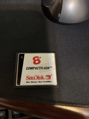 SanDisk 8MB MEGABYTE CF Compact Flash Camera Memory Card - Image 1 of 2