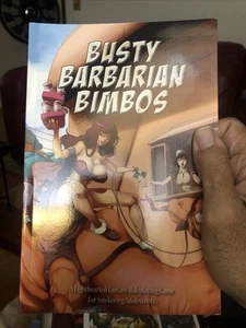 Burrowing Owl Publications RPG Busty Barbarian Bimbos (Cover Art #1) NM - Picture 1 of 7