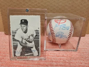 New York Yankess AUTOGRAPHED Baseball 9 Autos w/ Mel Stottlemyre & Mike Mussina - Picture 1 of 5
