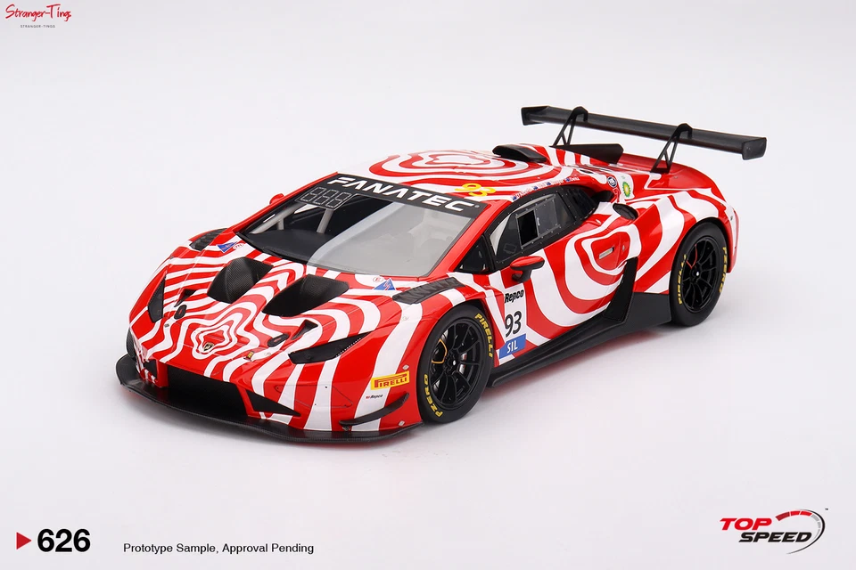 Lamborghini Huracan GT3 EVO2 #93 Wall Racing 2024 Bathurst 1:18 velocidad máxima Foto 1 de 4