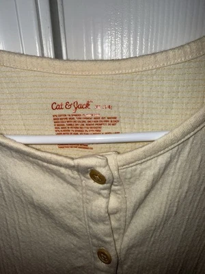 Vestido Cat & Jack XL Talla 14 Beige Lindo con Botas Otoño Invierno Foto 1 de 4