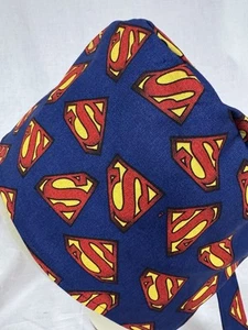 Men/Women Surgical Scrub Cap Lined Super Cool Very Cool Blue 100% Cotton - Picture 1 of 3