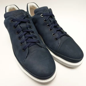Samuel Hubbard Hombre 9 M Azul Marino Cuero Tenis 'Vestir Rápido' Suela Vibram Zapatos - Imagen 1 de 12