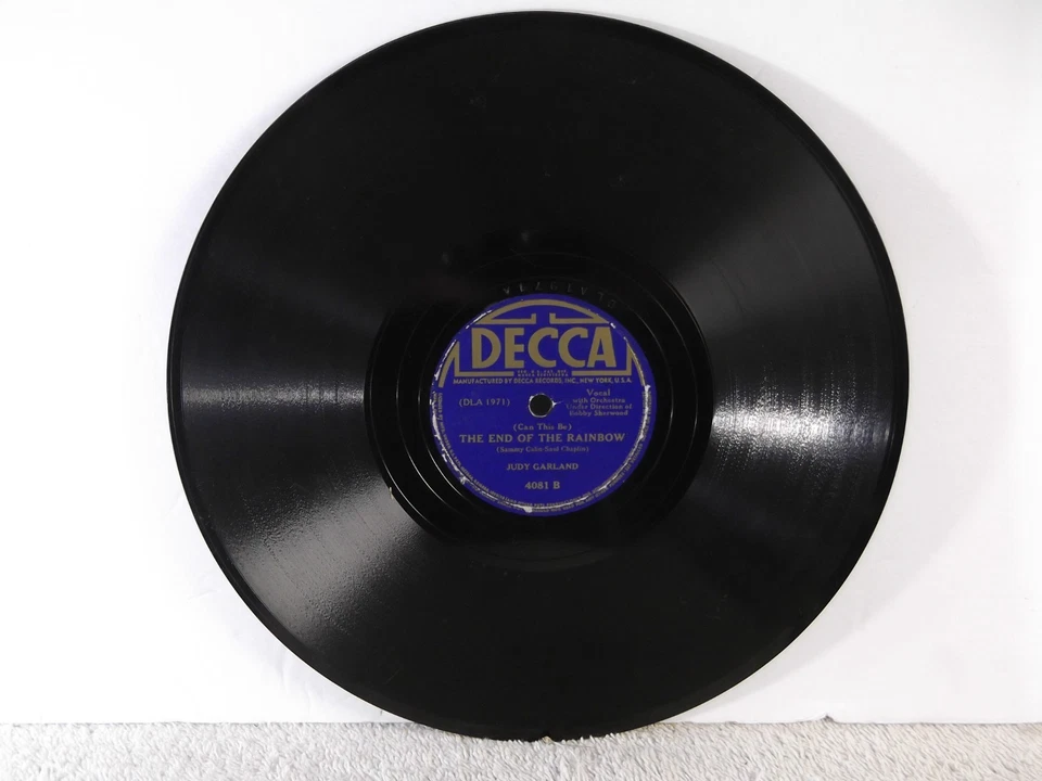 Judy Garland-Decca 4081, The End Of The Rainbow/Blues In The Night - Изображение 1 из 1