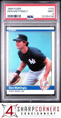 Fleer #131 Don Mattingly RC 1984 Yankees PSA 9 Foto 1 de 2