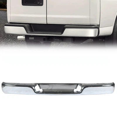 Fit For Express Savana 1500 2500 3500 96-23 Chrome Rear Bumper w/o Sensor Hole Foto 1 de 4