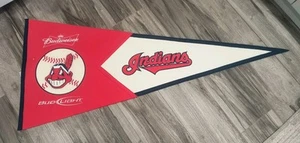 Großer Cleveland Indians Budweiser Bud Light Bier Wimpel Chief Wahoo Bar Stamm - Bild 1 von 5