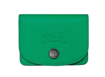 Longchamp LE PLIAGE XTRA Flap CARD HOLDER Slim Wallet ~NIB~ Green - Image 1 of 3