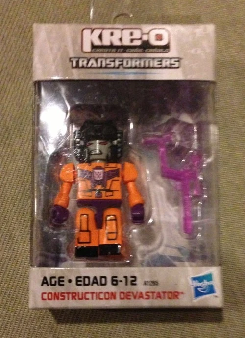 Botcon 2013 TRANSFORMERS Kre-O naranja devastador y arma megatron Kreo raro Foto 1 de 1