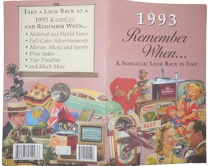 1993 Remember When A Nostalgic Look Back in Time... jahresspezifisches 24-Seiten-Booklet - Bild 1 von 1