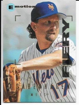 1995 Fleer Emotion (METS) Bret Saberhagen Card #162 - Image 1 of 2
