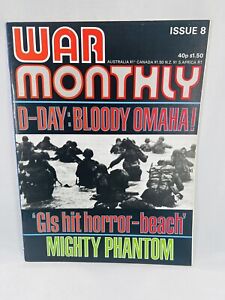 War Monthly Magazine Issue 8 November 1974 - D Day: Bloody Omaha Phantom Jet
