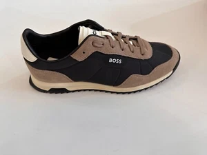 BOSS - HUGO BOSS Men's Sneaker ZAYN LOWP NYSD 281 BEIGE - Picture 1 of 5