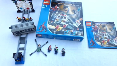 LEGO Spider-Man's Train Rescue 4855 avec Dr Octopus spd027 & Spider-Man spd028 - Photo 1/4