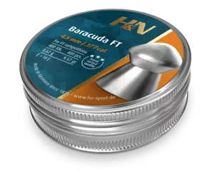 H&N Baracuda FT .177 (4.51) Air Rifle Pellets Premium Target Air Gun Tins of 400 - Picture 1 of 3