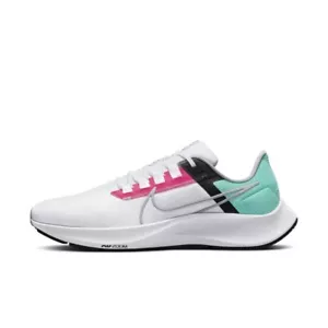 Nike Air Zoom Pegasus 38 Miami White/Pink/Teal CW7356-102 Size 13 - Picture 1 of 4
