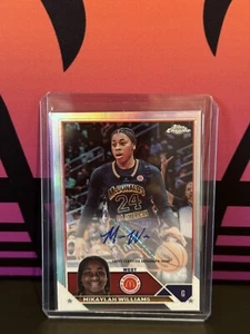2023 Topps Chrome McDonald's Mikaylah Williams Rookie Auto All American LSU - Picture 1 of 3