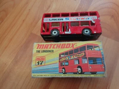 VINTAGE MATCHBOX LESNEY SUPERFAST 17 THE LONDONER LAKER SKYTRAIN BOXED - Image 1 of 3