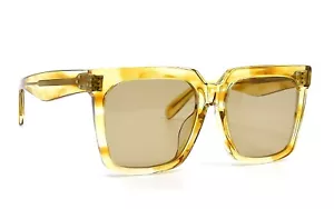 NEW CELINE PARIS CL4055FN 55E HONEY HAVANA BROWN AUTHENTIC SUNGLASSES - Picture 1 of 14