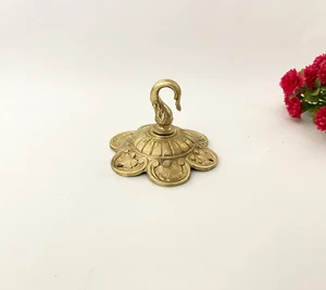 Brass Ceiling Hook - Planter Hook Brass Plant Hanger Antique Brass Ceiling Hook - Picture 1 of 6