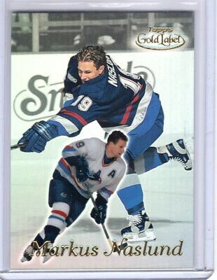 1999-00 Topps Gold Label Class 2 One of One #58 Markus Naslund 1/1 - Image 1 of 2