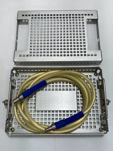 Cable de luz de fibra óptica transparente Lumitex LightMat 8' con estuche de esterilización - Imagen 1 de 9
