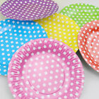 60 Pcs Christmas Paper Plates Party Dish Sturdy Colored Cake
