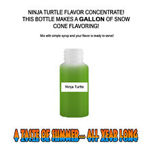 NINJA TURTLE MIX SNOW CONE/SHAVED ICE FLAVOR CONCENTRATE MAKES 1 GALLON