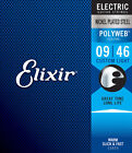 Elixir 12025 Polyweb Custom Light 9-46 Electric Guitar Strings 1-3 Packs