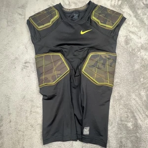 Nike Pro Combat Padded Compression Shirt Large Football Camo Shoulder Rib Top - Picture 1 of 13