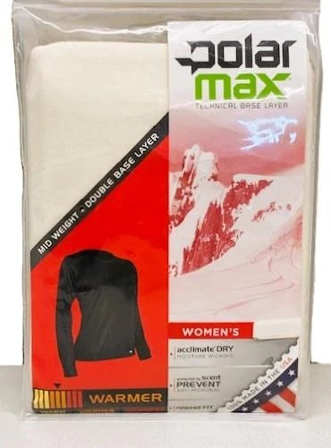 PolarMax Mujer Crew Invierno Técnica Base Capa Marfil Talla XL NUEVO Foto 1 de 1