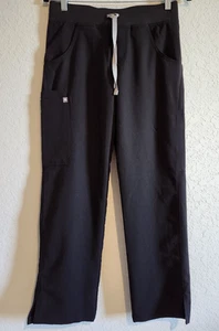 FIGS Women’s Kade Scrub Pants Black Technical Collection Size XS Petite... - Picture 1 of 7