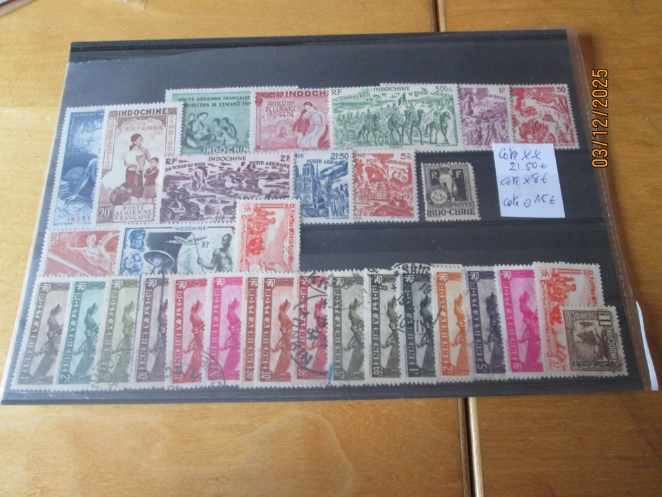 Timbres d'indochine francaise - Imagen 1 de 1