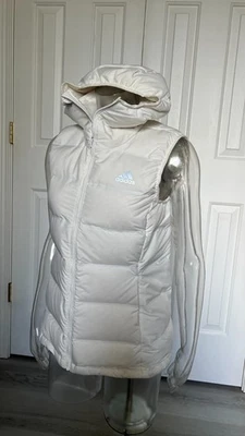 Chaleco con capucha Adidas Heilonic para mujer talla S Foto 1 de 4