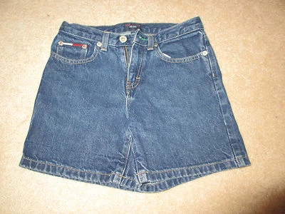 ШОРТЫ - девочек - Tommy джинсы - средний синий - джинсовой ткани - Sz 10 - Изображение 1 из 3