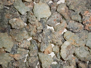 Natural Prehnite Rough Stone from Namibia 51 to 100 gram size 3 Pieces Lot - Picture 1 of 12