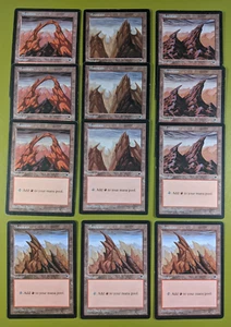 12 Mountain Tempest 3 of Each Art Magic the Gathering MTG 12 - Picture 1 of 1