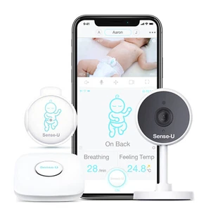Sense-U Video+Breathing Baby Monitor 3: Breath, Temp, Rollover, Video, Anywhere - Imagen 1 de 7