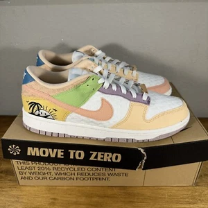 Size 12 - Nike Women's Dunk Low SE Sun Club Sneakers Shoes DQ0265-100 - New - Picture 1 of 13