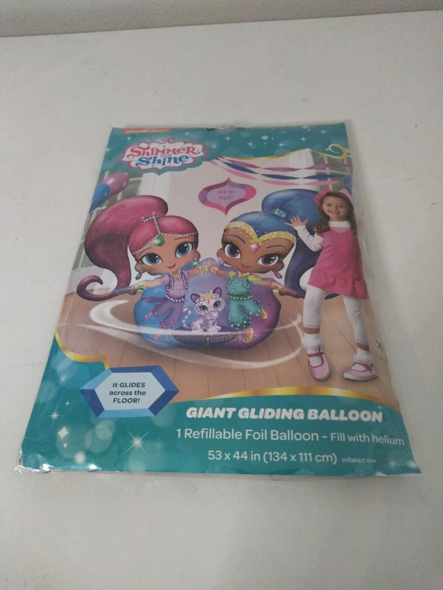 18" Happy Birthday Shimmer & Shine Mylar Balloon - Party Decorations Supplies