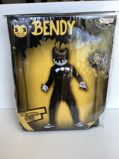 Bendy and the Ink Machine Bendy Dark Revival Classic Child Costume, Medium  (7-8)