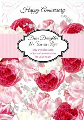 MILLBROOK STUDIOS Happy Anniversary Dear Daughter & Son-In-Law - 03308